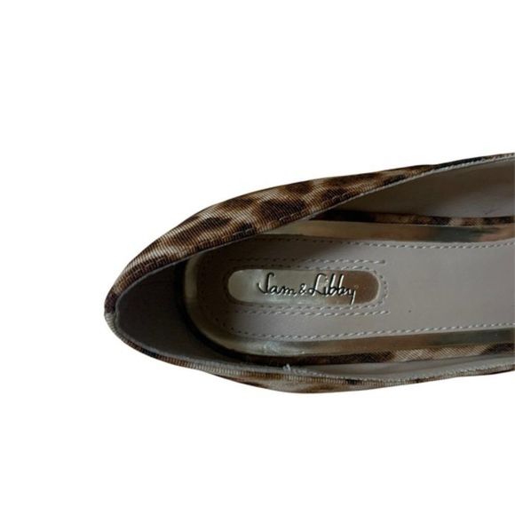 Sam & Libby Cheetah Print Heels Size 7.5 - Picture 6 of 7